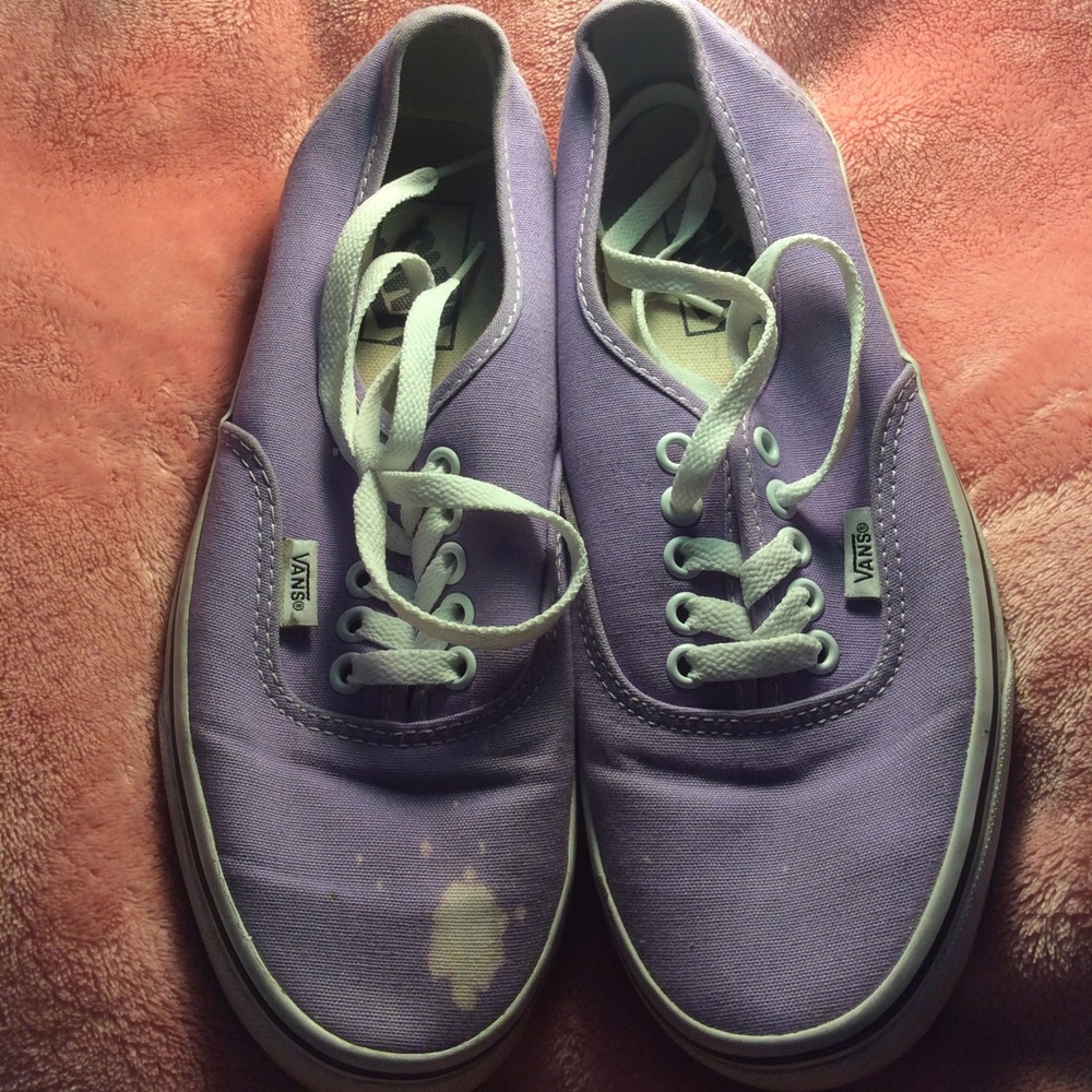 cute pastel purple vans 🥳